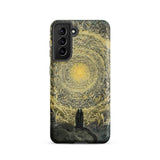 The Divine Comedy Paradiso - Gustave Dore Phone Case Samsung Galaxy S21 / Matte Phone Case Detailed Golden Dark-toned Illustration Two