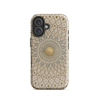 Goddelijke Orde - Islamitische Geometrische Kunst Iphone Hoesje, 16 / Mat, Mobiele Telefoonhoesjes, Toby Leon