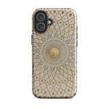Divine Order - Islamic Geometric Art Phone Case Iphone 16 Plus / Matte Patterned Smartphone Case Islamic Geometric Pattern, Pattern Art,