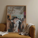 Double Trouble - Vintage Gay Tea Dance Art Print / Canvas, Vintage Gay Tea, Gay Tea Dance, Chandelier Stutters