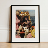 Douglas - Black Gay Pirate Art Print / Canvas, 12x16’’ / 31x41cm / Frame / Matboard, Posters Prints & Visual Artwork, Toby Leon