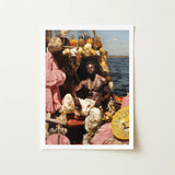 Douglas - Black Gay Pirate Art Print / Canvas Framed Poster Man Ornate Cream-colored Attire Adorned Gold, Myth Made Flesh, Prints