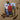 Down East Young Blades - Marsden Hartley Art Print / Canvas Vibrant Stylized Painting Three Men Attire Dock