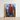 White-framed Art Print Three Stylized Men Colorful Attire Marsden Hartley, Plants, Fishermen, Shoulder, Carved Weathervane Silhouettes,