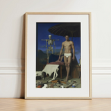 Dr. Death - Surreal Gay Vampire Art Print / Canvas, Gay Vampire Art, Vampire Art Print, Gay Vampire
