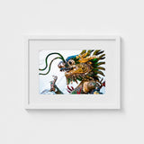 Drag Racer - Vietnamese Dragon Mosaic Art Print / Canvas, Behold Prints