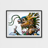 Drag Racer - Vietnamese Dragon Mosaic Art Print / Canvas, Behold Prints