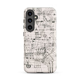 Drawing Knotted in the Manner of a Net - Paul Klee Phone Case, Samsung Galaxy S24 Plus / Matte, Mobile Cases, Toby Leon
