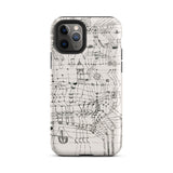Drawing Knotted in the Manner of a Net - Paul Klee Phone Case Iphone 11 Pro / Matte Iphone Case Abstract Line Art Paul Klee Iphone, Case,