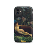 The Dream - Henri Rousseau Phone Case Iphone 11 / Matte Sleek Black Phone Case Detailed Print Nude Woman Inside Henri Rousseau’s,