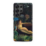 The Dream - Henri Rousseau Phone Case Samsung Galaxy S25 Ultra / Matte Phone Case Vibrant Detailed Illustration Nude Woman Among Inside