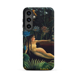 The Dream - Henri Rousseau Phone Case Samsung Galaxy S24 Plus / Matte Phone Case Detailed Illustration Nude Woman Long Dark Inside Henri