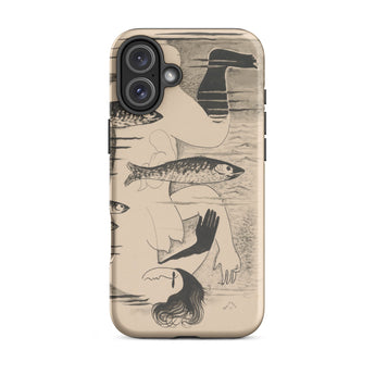 Drowned - Custodia per iPhone di Mikulas Galanda, 16 Plus / Opaca, Custodie per telefoni cellulari, Toby Leon