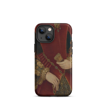 Duchess of Norfolk - Hans Eworth Phone Case Iphone 13 Mini / Matte Iphone Case Renaissance-style Portrait Hans Eworth, Tudor Portrait,