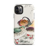 Duck & Barley - Numata Kashu Meiji Phone Case Iphone 11 Pro Max / Matte Artwork, Era’s Avian Splendor, Kashū’s Mobile Cases