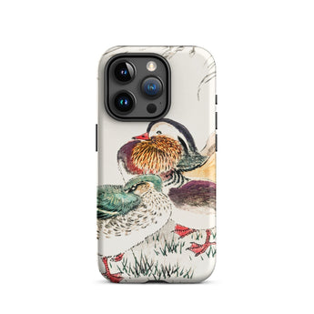 Duck & Barley - Numata Kashu Meiji Phone Case Iphone 15 Pro / Matte Phone Case Duck Illustration Numata Kashu, Meiji Era’s Avian Splendor,