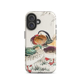 Duck & Barley - Numata Kashu Meiji Phone Case Iphone 16 / Matte Phone Case Duck Illustration Numata Kashu, Meiji Era’s Avian Splendor,