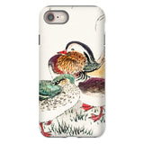 Duck & Barley - Numata Kashu Meiji Phone Case Iphone 8 / Matte Phone Case Colorful Illustration Ducks Traditional Asian Art Numata Kashu,
