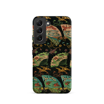 Ducks & Cranes Fan Pattern - G.a. Audsley Phone Case, Samsung Galaxy S22 / Matte, Mobile Cases, Toby Leon