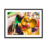 No Dumbo Giclée Print, Golden Elephant Carousel Ride