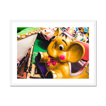 No Dumbo Giclée Print, Golden Elephant Ride