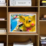 No Dumbo Three Giclée Print / Canvas Framed Photograph Yellow Cartoon-style Character Googly Eyes Red, Waking Dream Prints