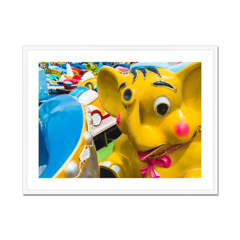 No Dumbo Three Giclée Print, Yellow Elephant Ride