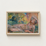 Framed Painting Nude Figure Impressionistic Landscape Enclosed Light Enckell’s Adonis Lies, Restless Foliage, Final Embers
