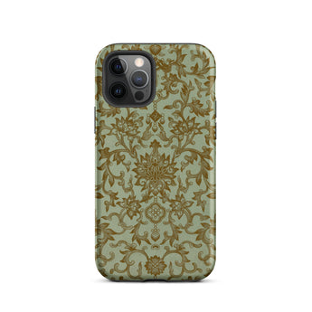 Earthy Chinese Florals - Owen Jones Phone Case, Iphone 12 Pro / Matte, Mobile Cases, Toby Leon
