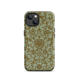 Earthy Chinese Florals - Owen Jones Phone Case, Iphone 13 / Matte, Mobile Cases, Toby Leon