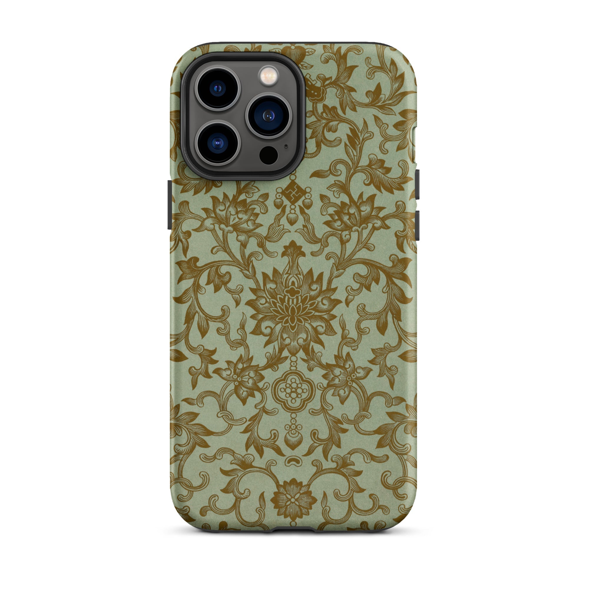 Earthy Chinese Florals Owen Jones Iphone Case, 13 Pro Max / Matte, Floral Patterned Phone Case