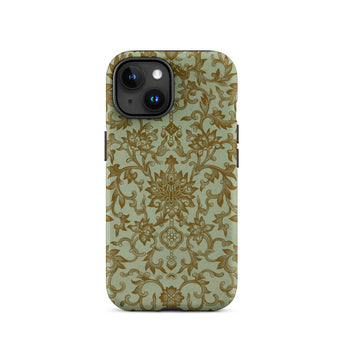 Earthy Chinese Florals - Owen Jones Phone Case, Iphone 15 / Matte, Mobile Cases, Toby Leon
