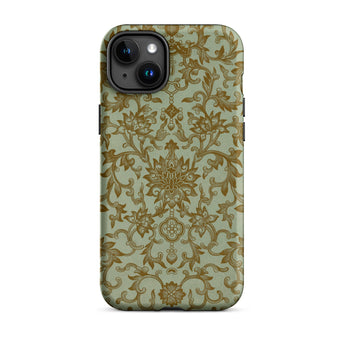 Earthy Chinese Florals - Owen Jones Phone Case, Iphone 15 Plus / Matte, Mobile Cases, Toby Leon