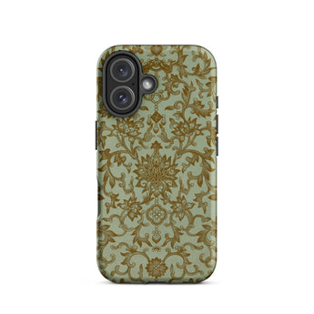 Earthy Chinese Florals - Owen Jones Phone Case, Iphone 16 / Matte, Mobile Cases, Toby Leon
