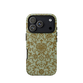 Earthy Chinese Florals - Owen Jones Phone Case, Iphone 17 Pro / Matte, Mobile Cases, Toby Leon