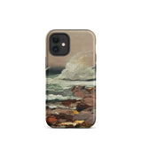 Eastern Point - Winslow Homer iPhone-hoesje, 12 Mini / Mat, Mobiele telefoonhoesjes, Toby Leon