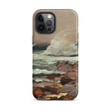 Eastern Point - Winslow Homer iPhone-hoesje, 12 Pro Max / Mat, Mobiele telefoonhoesjes, Toby Leon
