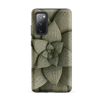 Echeveria Succulent Pattern Phone Case Samsung Galaxy S20 Fe / Matte Matte-finish Phone Case Detailed Muted Green Succulent Design