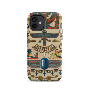 Egyptian Pattern - Auguste Racinet Iphone Case 12 / Matte Egyptian-themed Phone, Ancient Egypt Mobile Cases