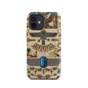 Egyptian Pattern - Auguste Racinet Iphone Case 12 / Matte Egyptian-themed Phone Case Auguste Racinet, Egyptian Pattern, Racinet Ancient