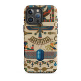 Egyptian Pattern - Auguste Racinet Iphone Case 16 Pro Max / Matte Egyptian-themed Phone Case Auguste Racinet, Egyptian Pattern, Racinet