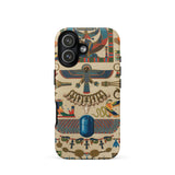 Egyptian Pattern - Auguste Racinet Iphone Case 17 / Matte Iphone 12 Case Egyptian Motifs Blue Accent Auguste Racinet, Pattern, Racinet