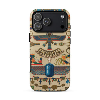Egyptian Pattern - Auguste Racinet Iphone Case, 17 Pro Max / Matte, Mobile Phone Cases, Toby Leon