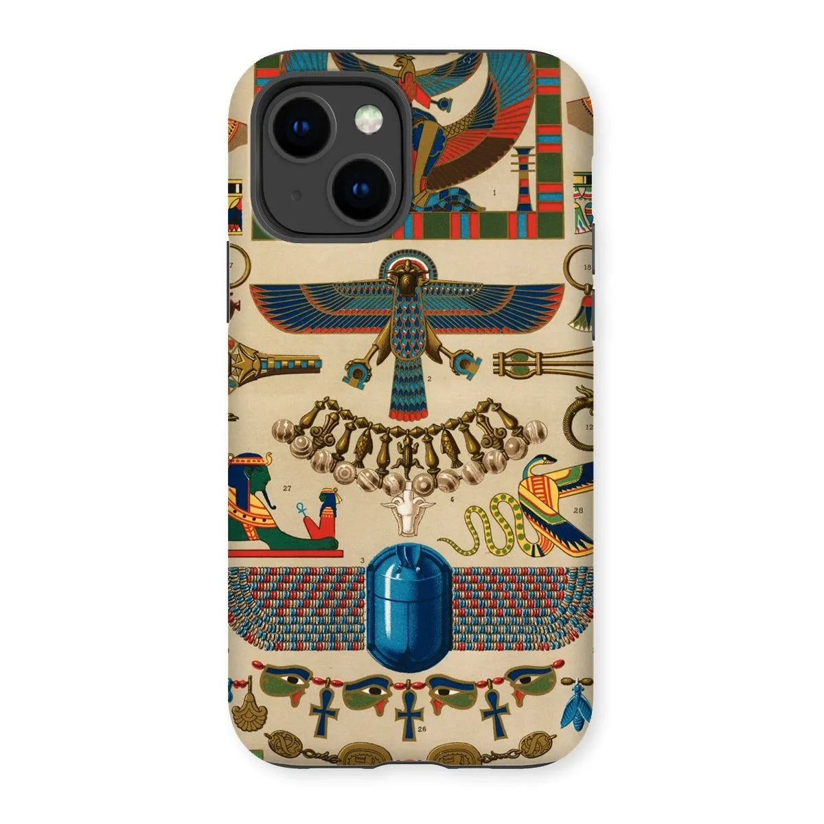 Egyptian Pattern By Auguste Racinet Tough Phone Case - Iphone 14 / Matte - Mobile Phone Cases - Aesthetic Art