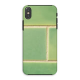 Emerald City - Custodia per iPhone a piastrelle verdi, Xs / Opaca, Custodie per telefoni cellulari, Toby Leon