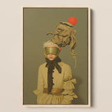 Enlightenment - Avant-garde Victorian Fashion Art Print / Canvas, 12x18’’ / 31x46cm / Natural Frame, Posters Prints & Visual Artwork, Toby