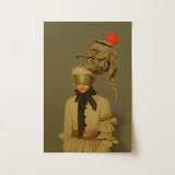 Enlightenment - Avant-garde Victorian Fashion Art Print / Canvas, 12x18’’ / 31x46cm / Unframed / no Border, Posters Prints & Visual