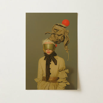 Enlightenment - Avant-garde Victorian Fashion Art Print / Canvas, 12x18’’ / 31x46cm / Unframed / no Border, Posters Prints & Visual