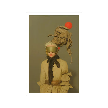 Enlightenment - Avant-garde Victorian Fashion Art Print / Canvas Avant-garde Fashion Portrait Victorian Fashion, Portrait, Surrealism Drapes
