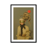 Enlightenment - Avant-garde Victorian Fashion Art Print, Framed Portrait Person Avant-garde Fashion